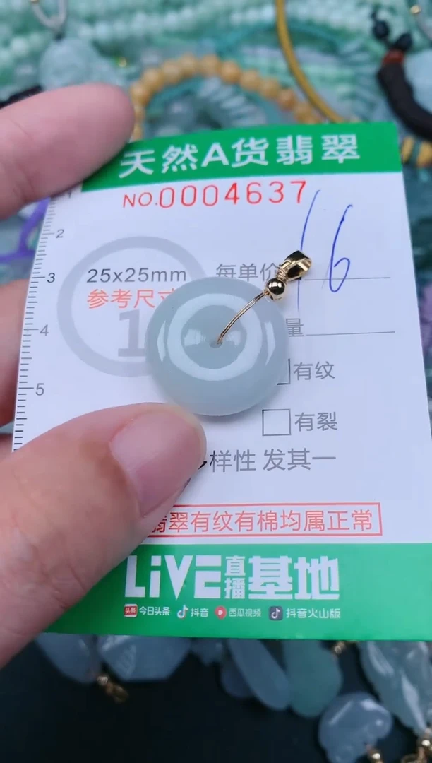 翡翠未镶嵌颈饰.0004637