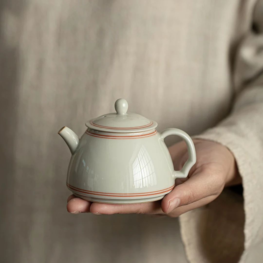 北溪堂松月壶手工泡茶壶陶瓷茶壶艺术美学壶