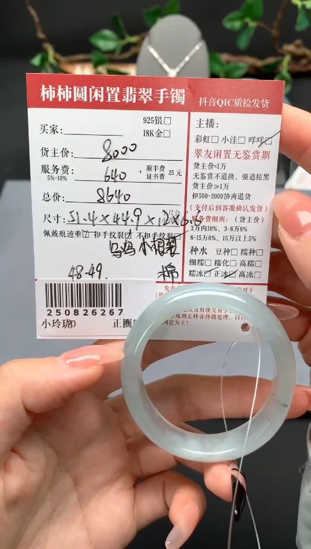 未镶嵌手镯翡翠姐姐250826267