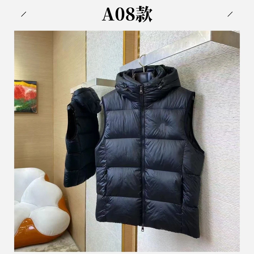 【冬款上新】贴标绣标 连帽保暖马甲#A08款