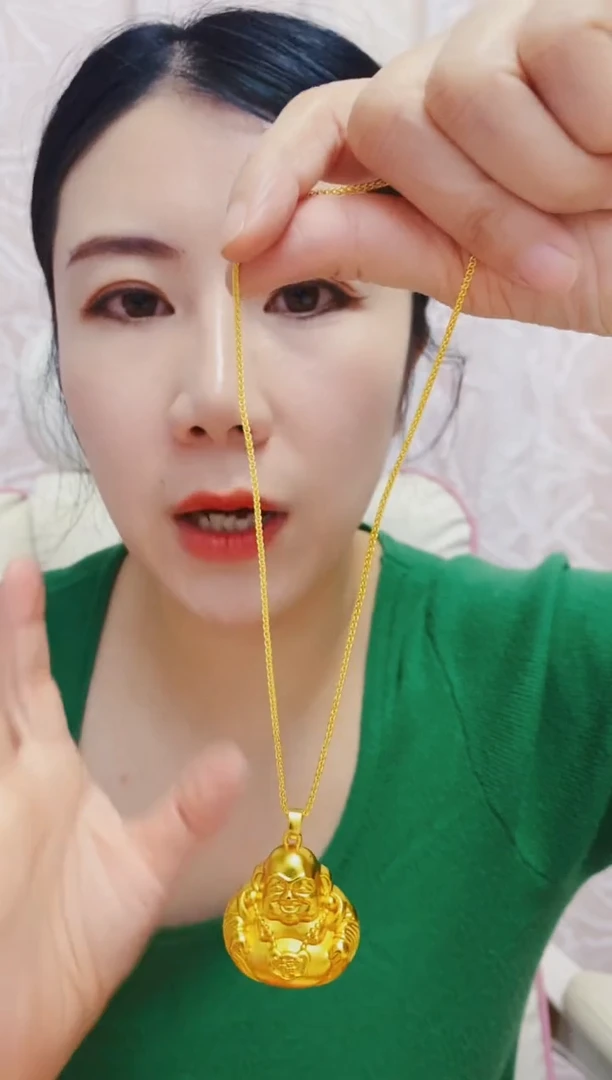 合金无035大肚弥勒佛吊坠