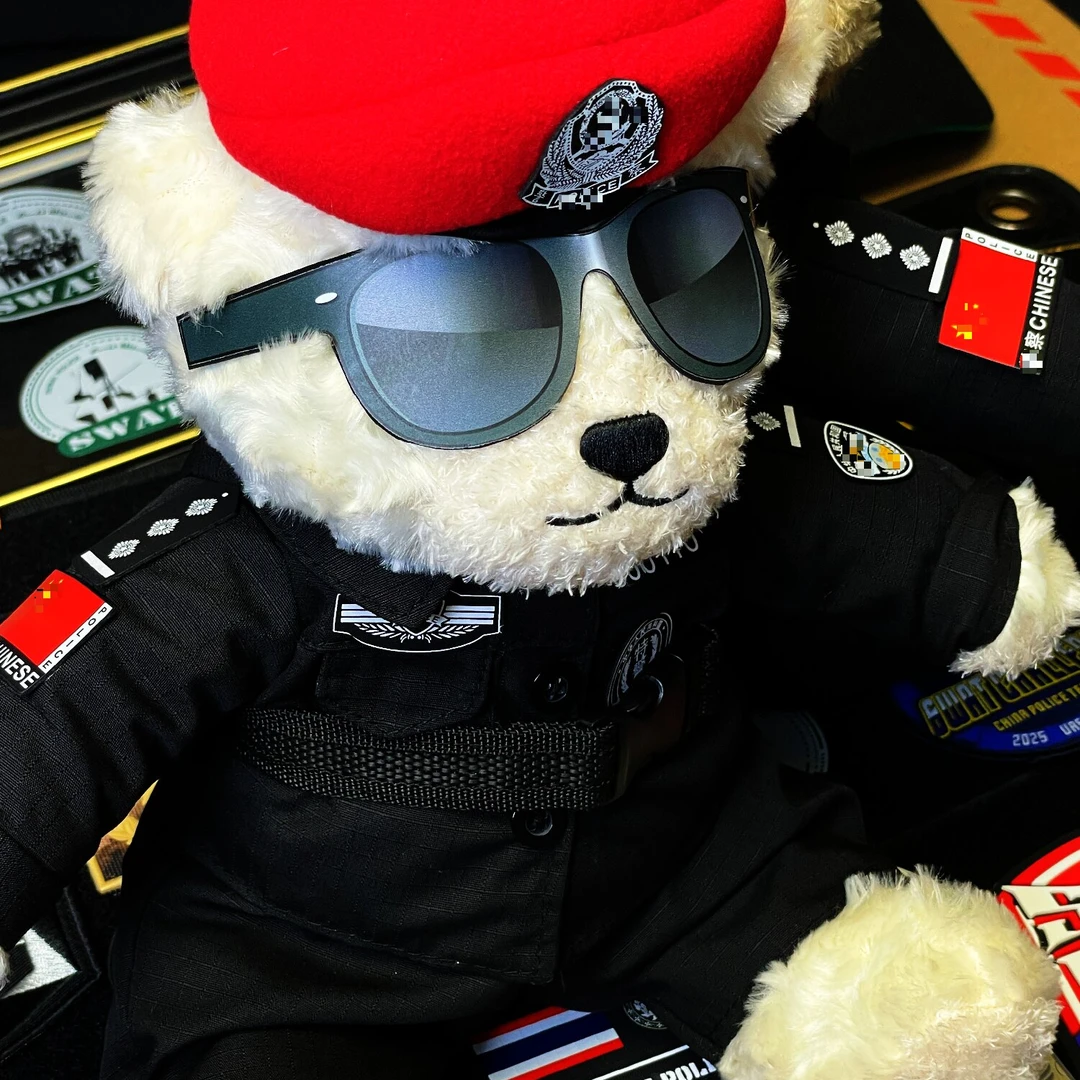 创意礼品SWAT毛绒玩具公仔活动纪念品儿童礼物【支持定制】