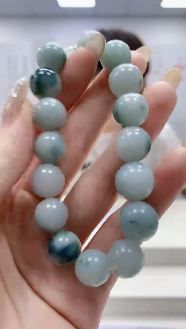 未镶嵌定制翡翠4868jw-毛货手串79