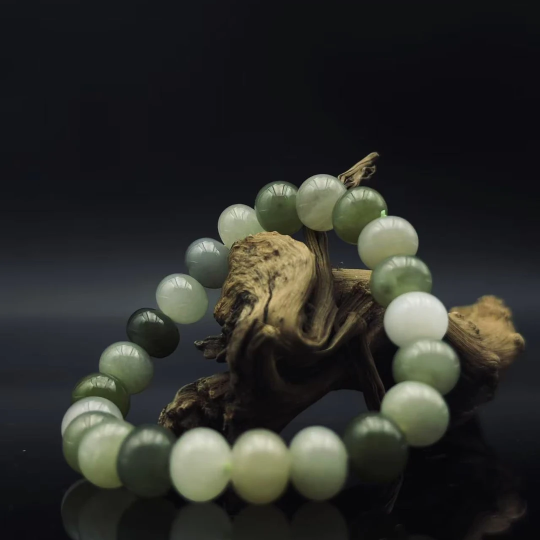 和田玉多宝算盘珠手串（卡10）1679