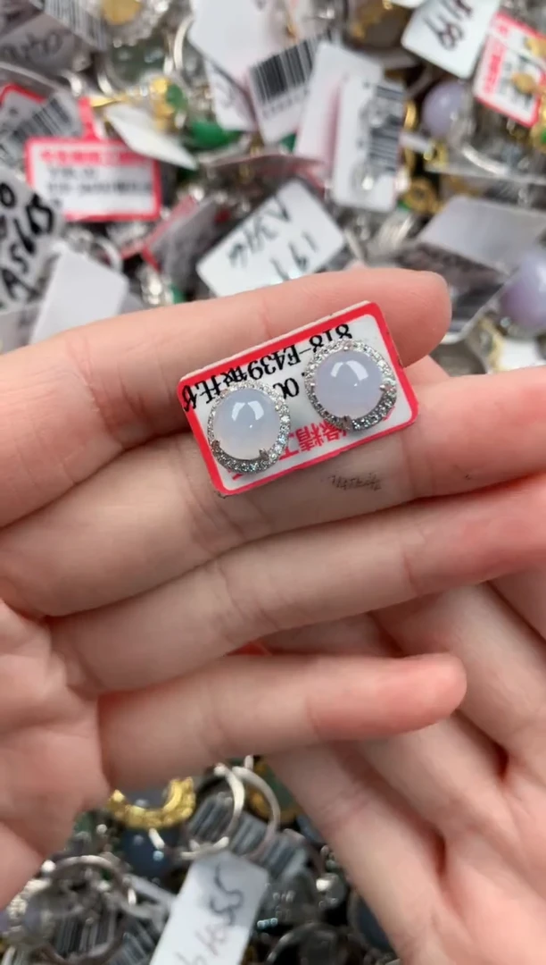 银S925镶嵌戒指翡翠888-----3