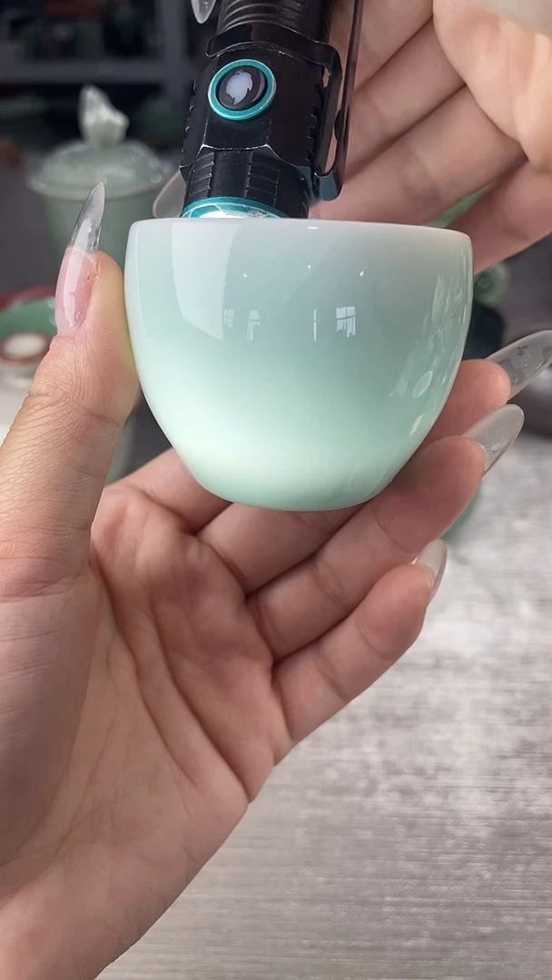 龙泉青瓷好好好微微瑕