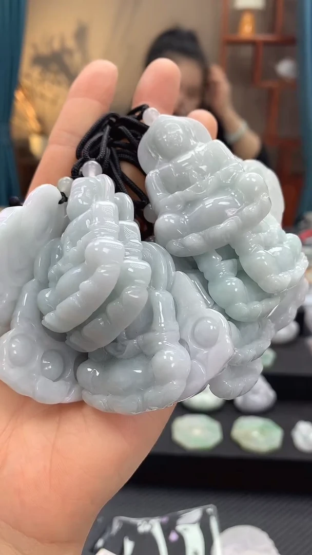 颈饰未镶嵌翡翠0158观音多样性发一件