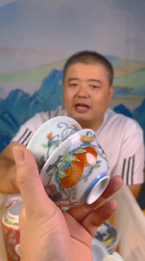 摆件景德镇陶瓷青花摆件19