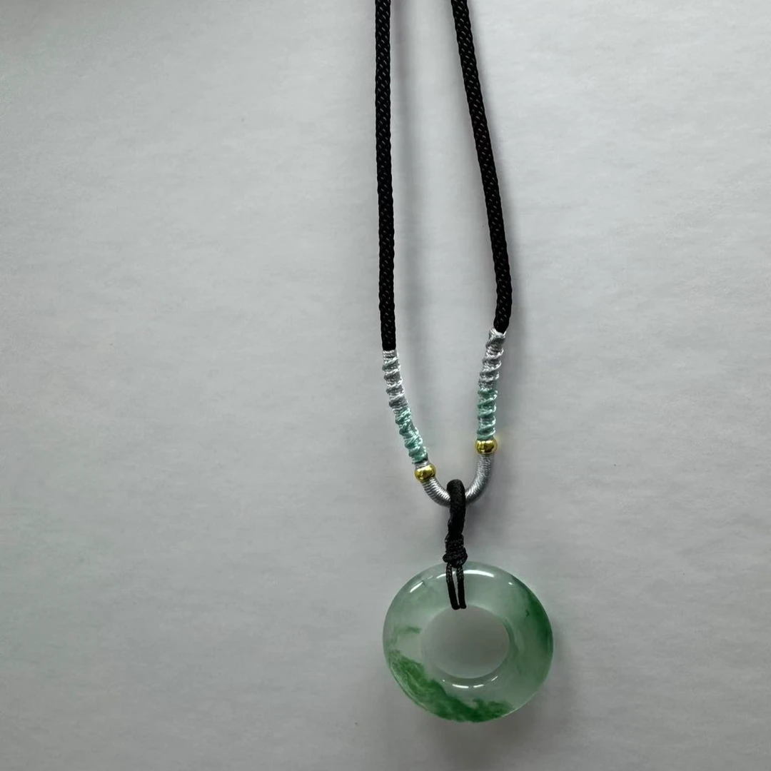 天然独龙玉甜甜圈