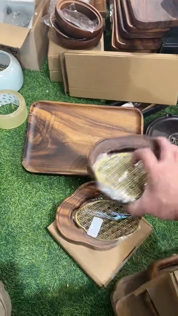 【闪购商品】瑕疵样品634云朵壶承胡桃木