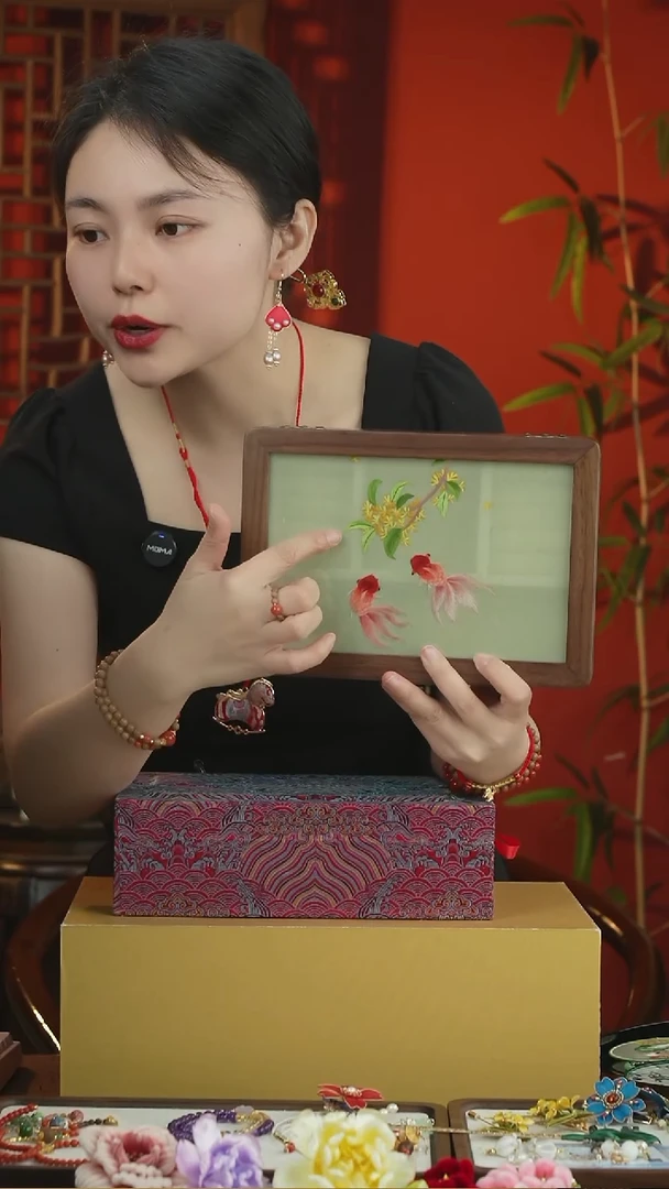 刺绣闪购非遗苏绣首饰盒