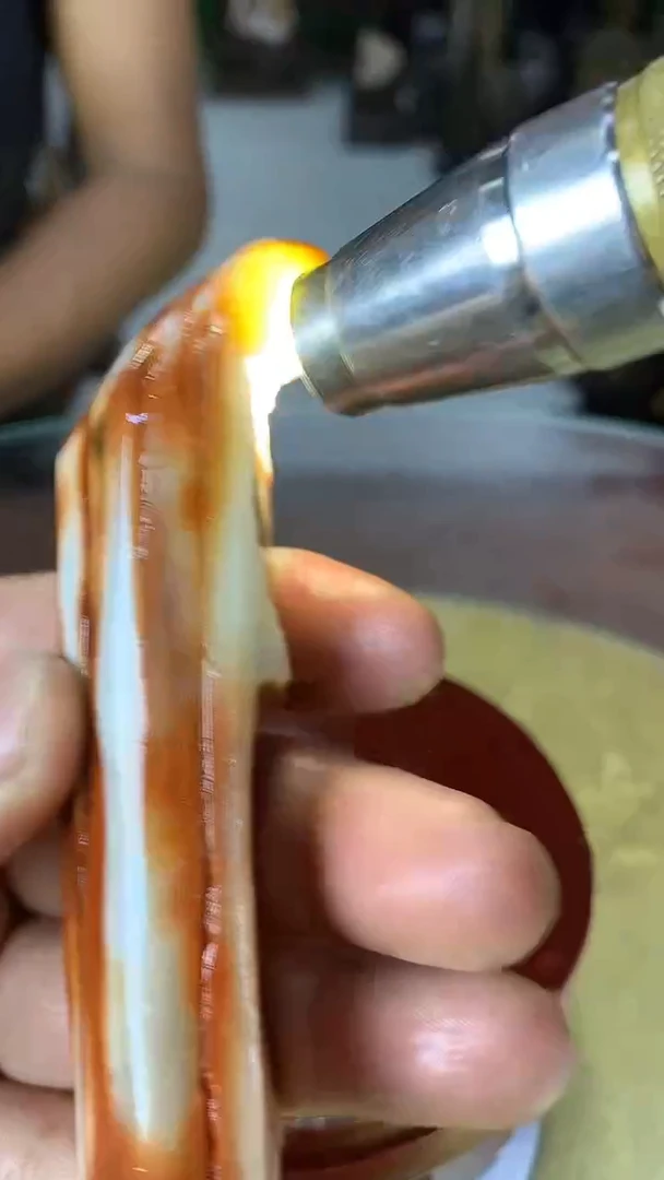 未镶嵌珠宝奇石硅化玉缅甸天然树化玉手把件