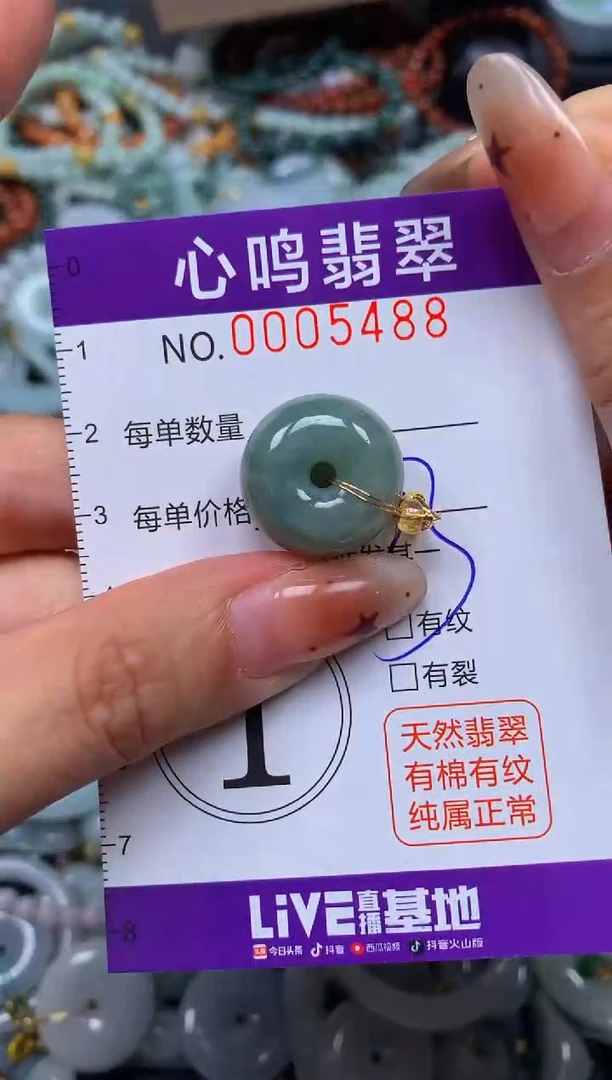翡翠未镶嵌颈饰闪购005488