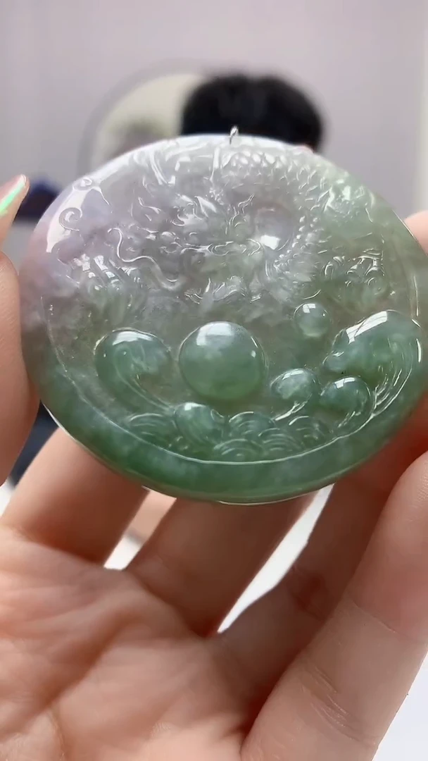 【闪购商品】定制翡翠未镶嵌5153DD-毛货挂件167