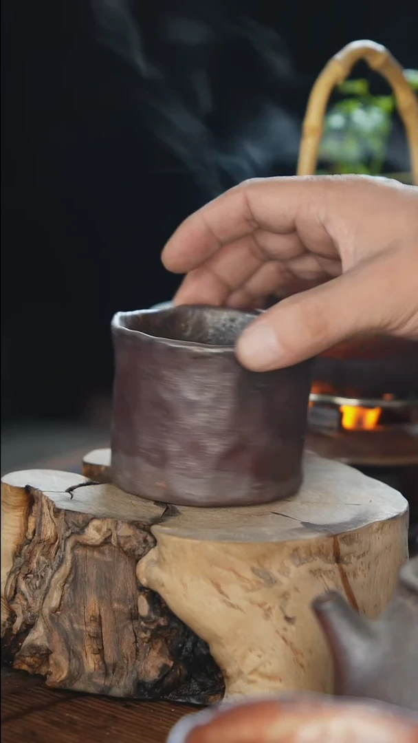 紫砂全手工正把手捏杯