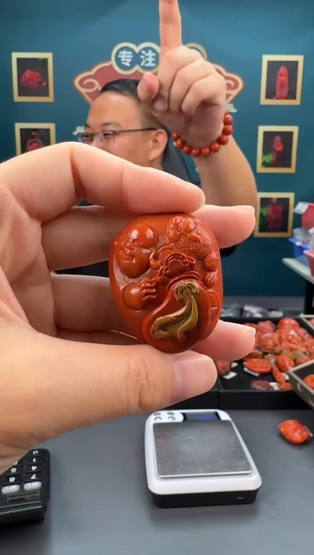 南红玛瑙雕刻未镶嵌041ZB0604产品一个