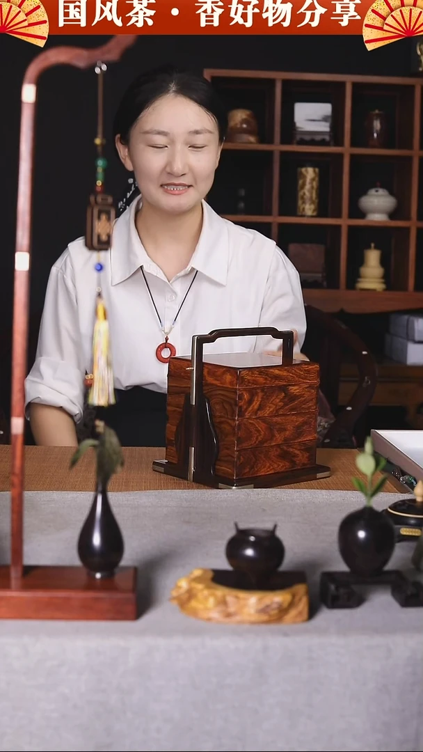 微凹黄檀墨西哥红酸枝提梁盒