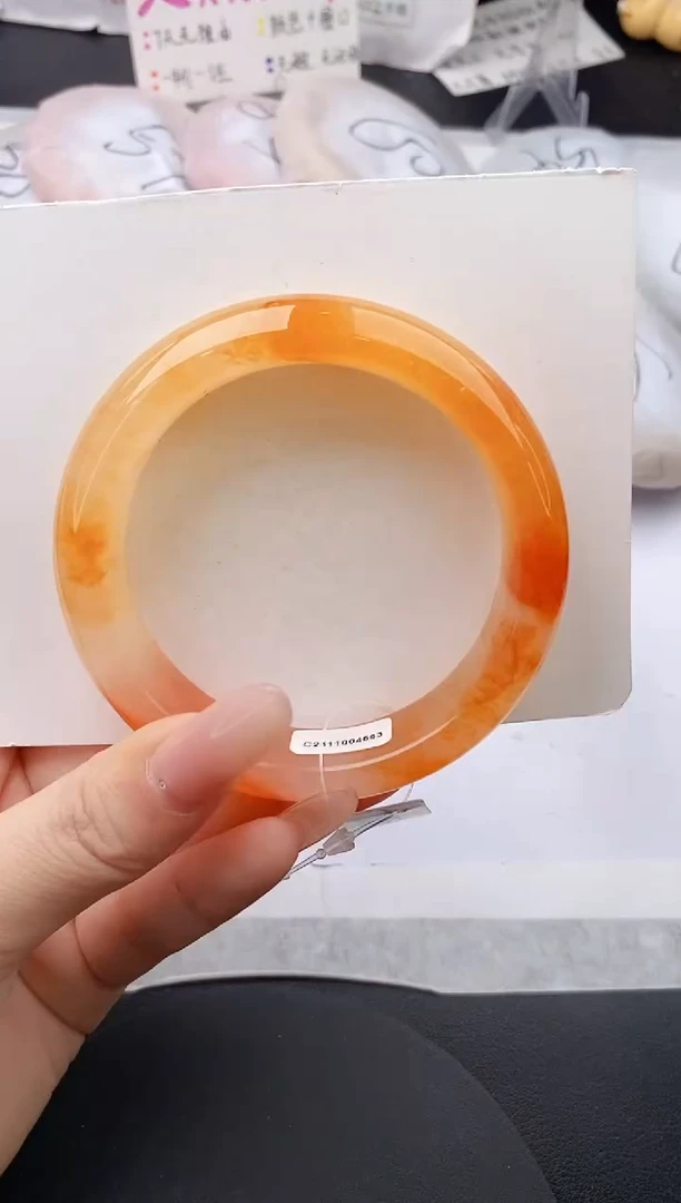 未镶嵌手镯石英质玉w236-HHB57+