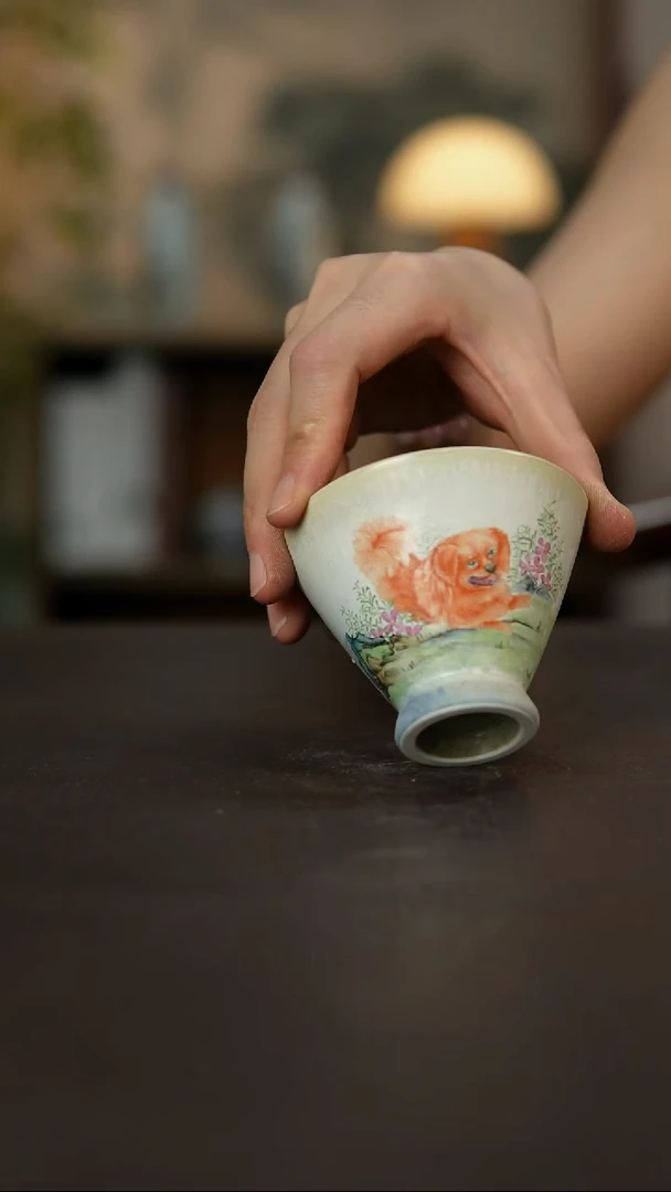 杯景德镇陶瓷杯碗柴烧多人