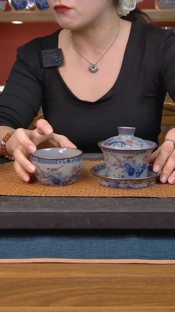 简装家用款2件套 老陶泥开片纹陶瓷茶具