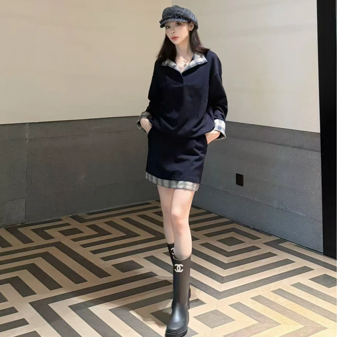 KK颜小新【美岛】设计感小众时尚气质舒适休闲日常秋季套装