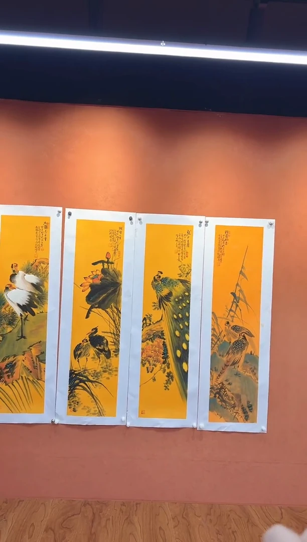 国画孙桂国老师作品，带合影证书3-16