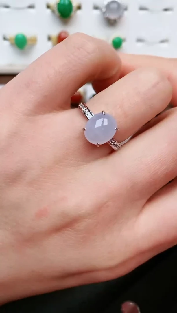 【闪购商品】翡翠戒指银S925镶嵌....