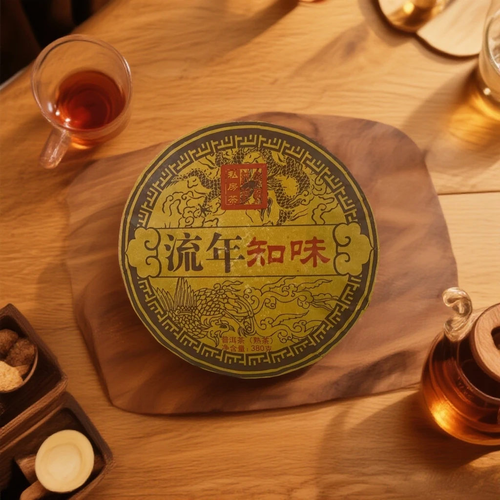 【以茶之铭】私房茶·流年知味380g普洱熟茶 果木香，花香（带茶样）