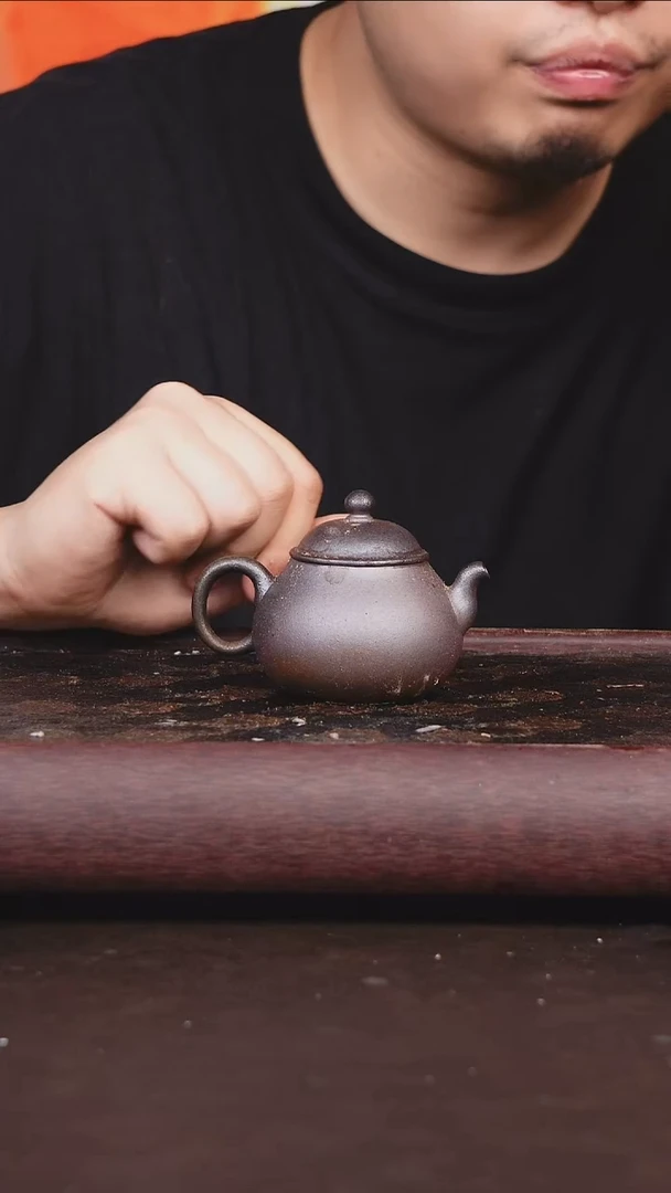 茶壶紫砂柴烧  壶