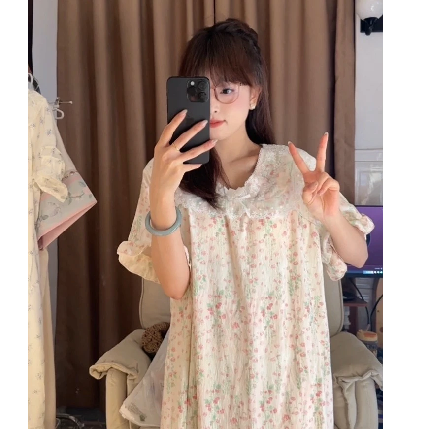 按编码下单【701-750】 睡衣长裙短袖套装家居服
