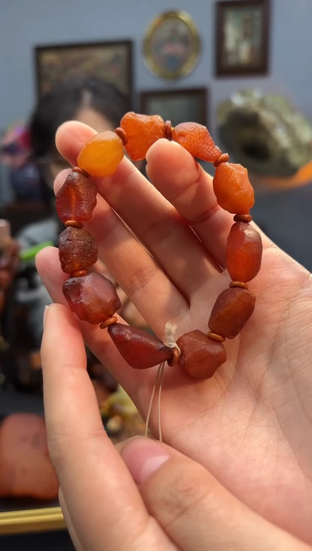 手串琥珀未镶嵌手串