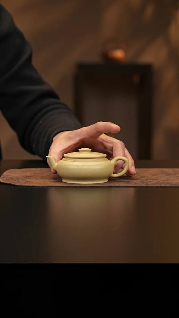 【闪购商品】紫砂茶壶允禾斋wzwj 本绿 扁玉 150c