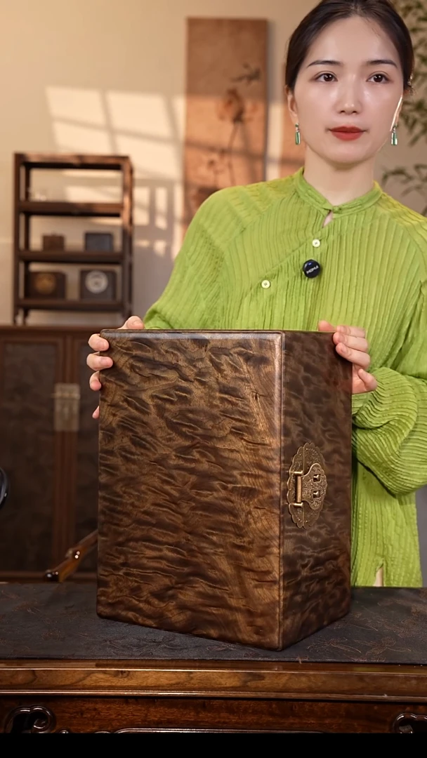 乌木类家具金丝楠阴沉木天花板 带隔层 书箱