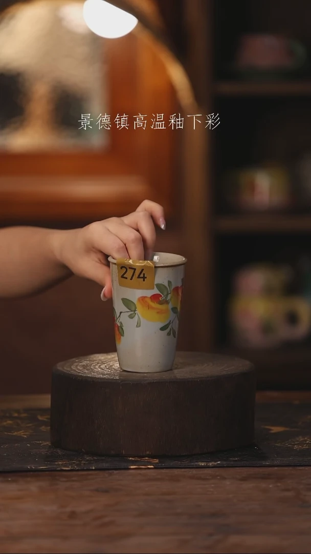 陶瓷景德镇高温釉下手绘陶瓷274