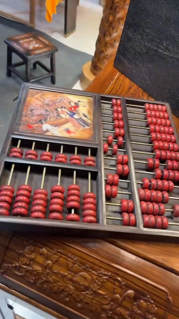 【闪购商品】木木艺算盘算盘方红