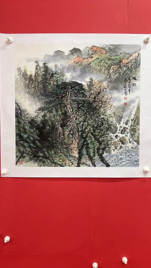 国画孟宪岱手绘国画