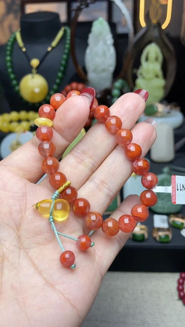 【闪购商品】南红玛瑙手链未镶嵌手串