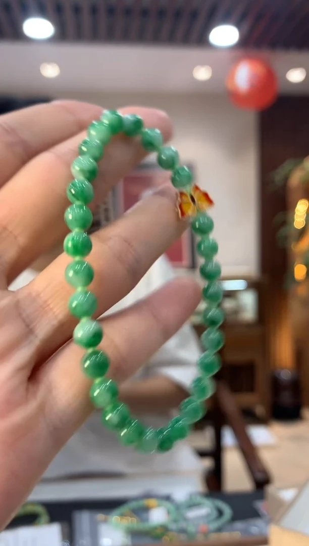 未镶嵌手串翡翠手串