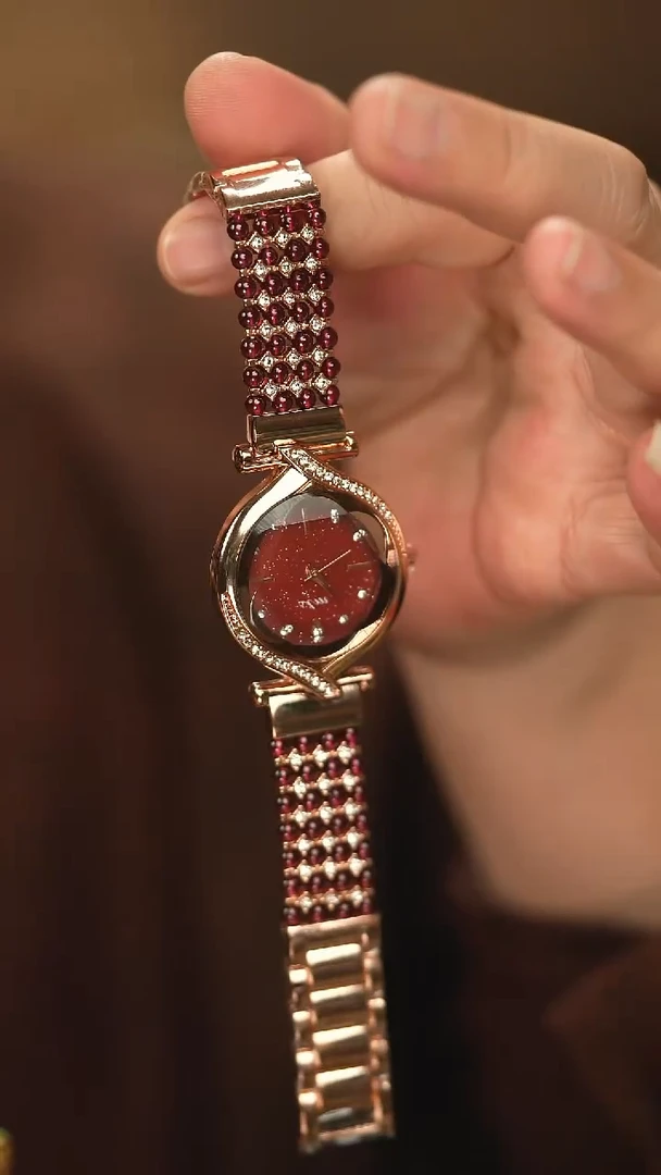 【闪购商品】石榴石手表未镶嵌新款