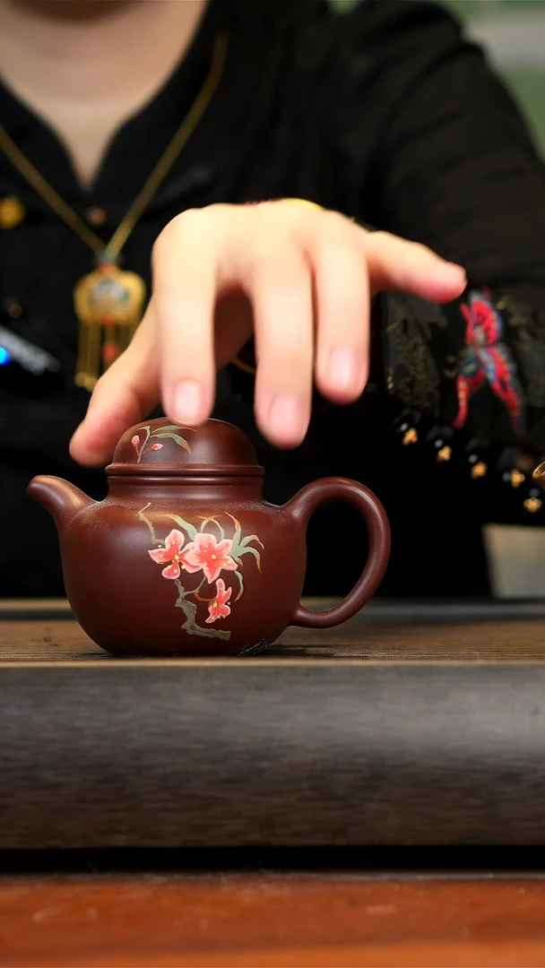 【闪购商品】紫砂茶壶紫朱泥掇球壶