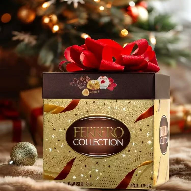 山姆超市费列罗巧克力12粒臻品礼盒榛果黑巧拉斐尔节日礼物送女友零食解馋零食