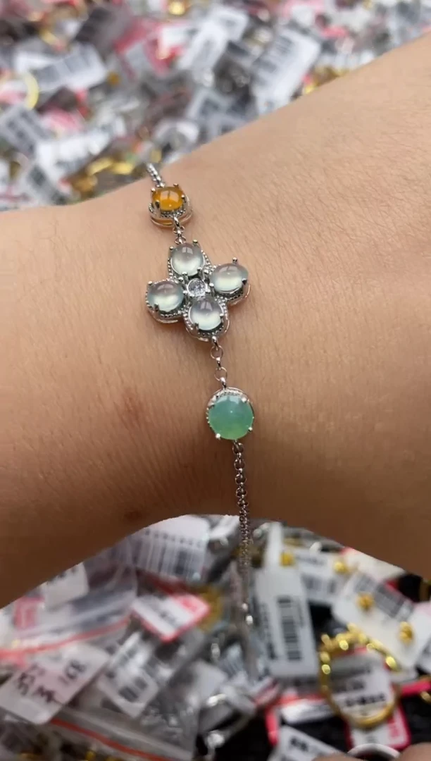 【闪购商品】翡翠戒指银S925镶嵌44444---8+++