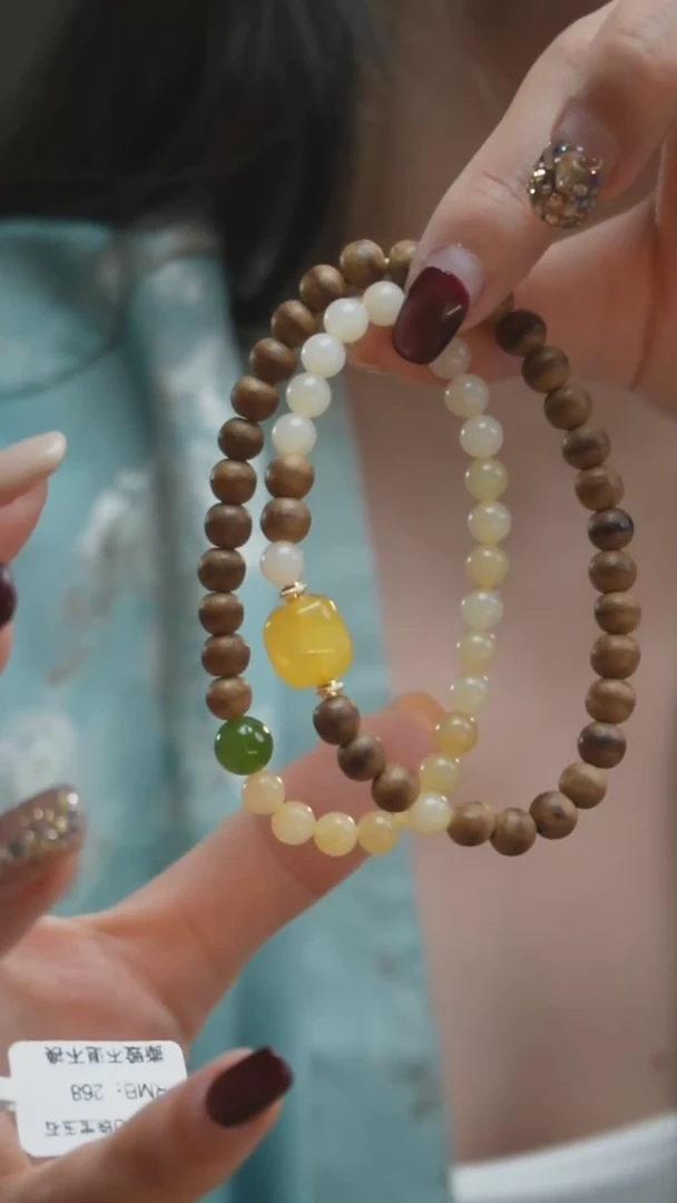 【闪购商品】沉香手串L19多圈项链