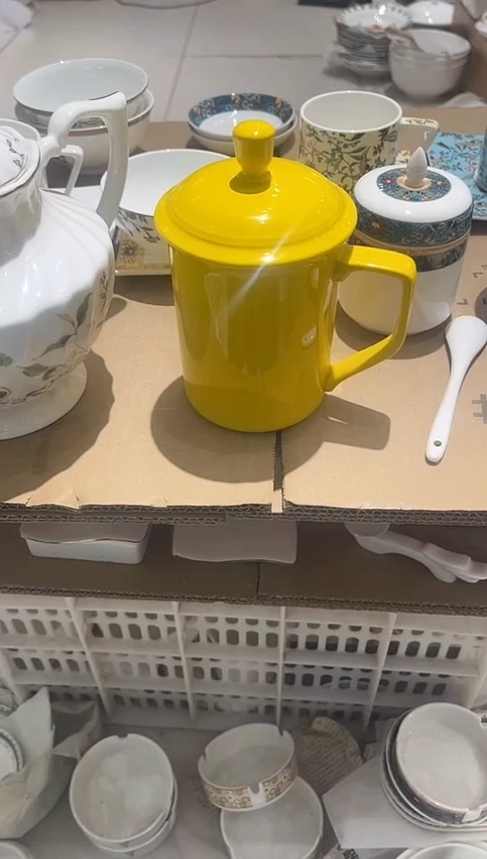 瓷杯子1个隆达骨瓷