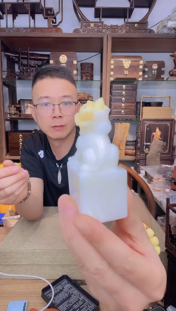 乌木类架子481塑料印章摆件