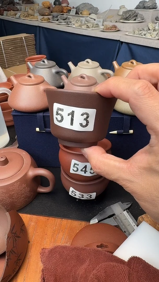 茶壶紫砂孟*513老紫泥杯