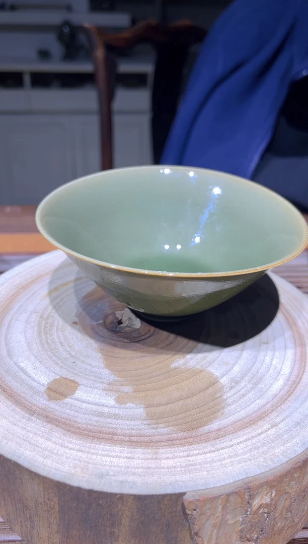 原生态原矿葱绿斗笠