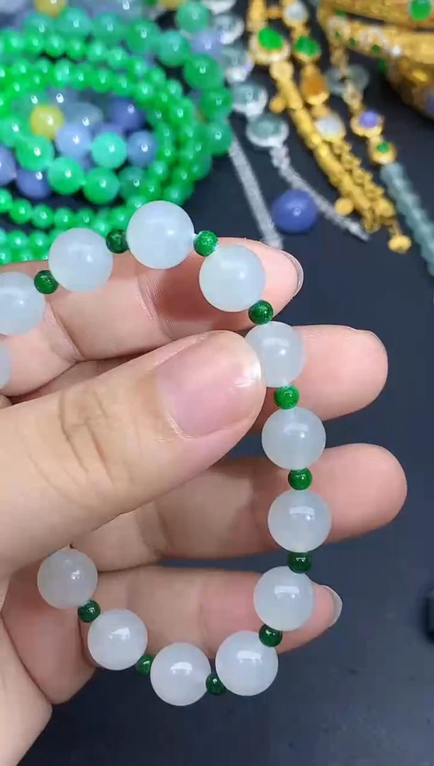 未镶嵌手链翡翠38-春日珠宝