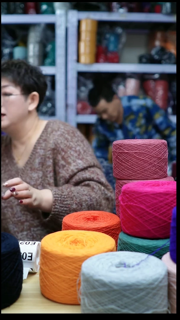 羊绒欢姐编织E028