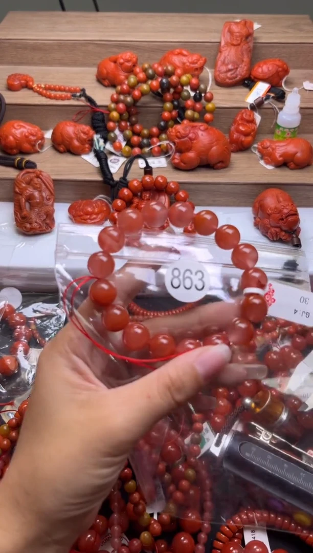 【闪购商品】南红玛瑙珠宝奇石未镶嵌863-12+
